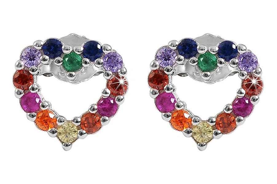 Adelia´s Paar Ohrhänger "Damen Ohrringe – Ohrstecker aus 925 Silber mit Zir günstig online kaufen