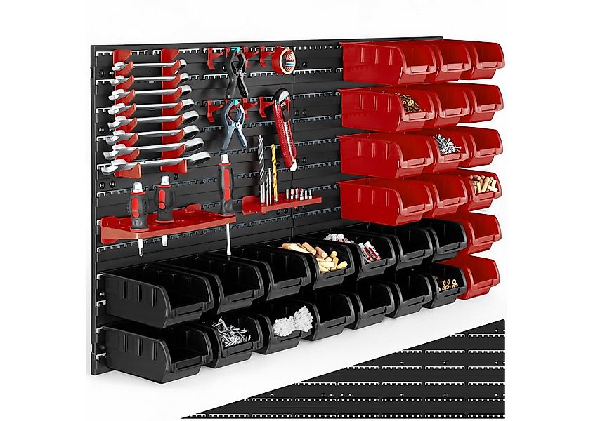 tectake Regal Kleinteilemagazin, pro Stück 1-tlg., 44-teilig, mit 2 Wandpla günstig online kaufen