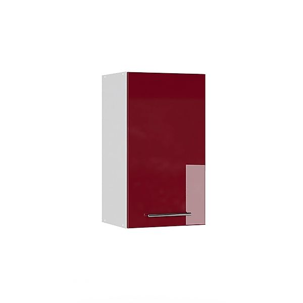 Vicco Badschrank Fame-Line Bordeaux Hochglanz/Weiß 40 x 72 cm günstig online kaufen