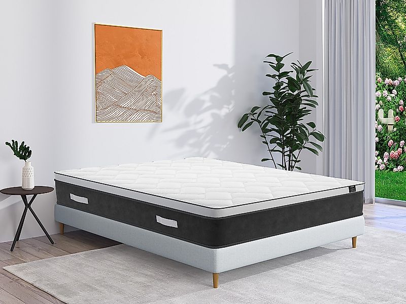 Taschenfederkernmatratze Memory Schaum - 160 x 200 cm - Hybridmatratze - 1 günstig online kaufen