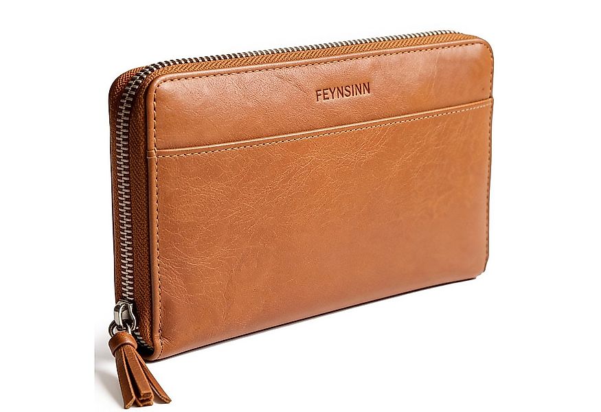 FEYNSINN Geldbörse echt Leder Geldbeutel handgefertigt Portemonnaie RONJA, günstig online kaufen
