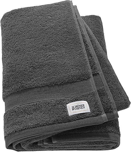 SCHÖNER WOHNEN-Kollektion Badetuch Cuddly, Frotteevelours (1-St), günstig online kaufen