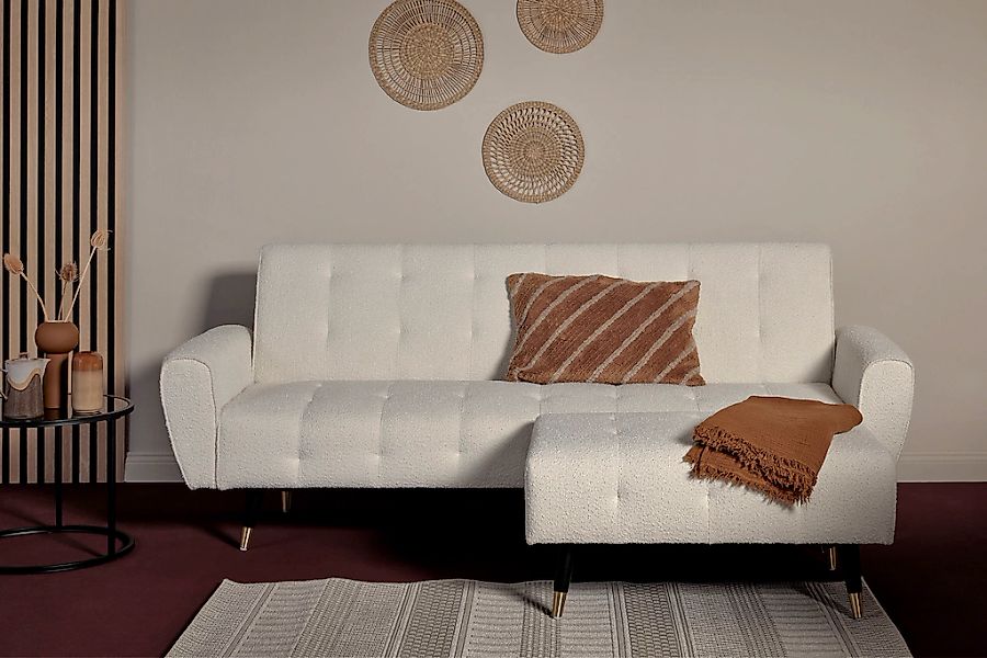 Jahnke 3-Sitzer "CHILLAX DREAM" mit Schlaffunktion, Seitentasche, Hocker fr günstig online kaufen