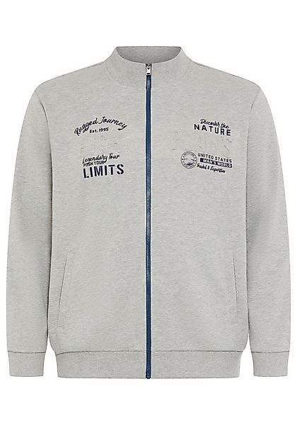 Man's World Plus Sweatjacke aus angerauter Sweatware, Regular Fit, Langarm- günstig online kaufen