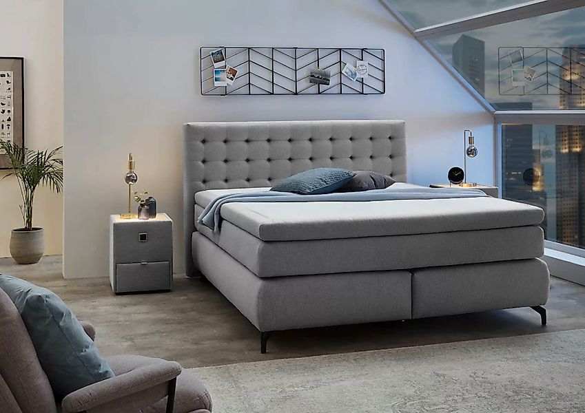 Jockenhöfer Gruppe Boxspringbett "Jessica inklusive 9cm Kaltschaum-Topper", günstig online kaufen