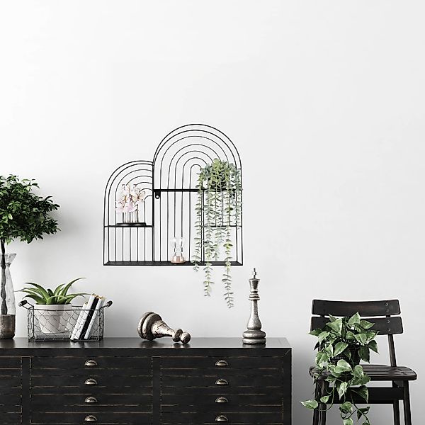 MIRRORS AND MORE Wandregal "Ivanka" 1 Stk. tlg. Dekoratives Regal günstig online kaufen