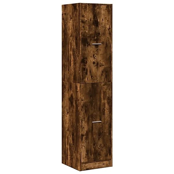 vidaXL Apothekerschrank Räuchereiche 40x41x174,5 cm Holzwerkstoff 3309649 günstig online kaufen