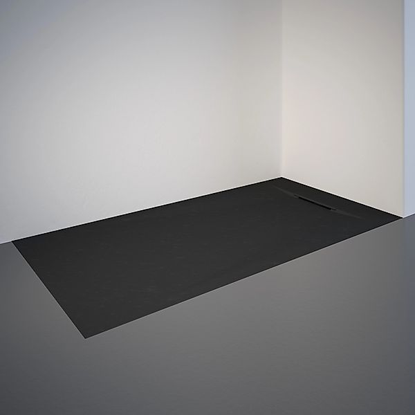 Schulte Duschwanne ExpressPlus Extraflach Rechteck 160 cm x 80 cm Anthrazit günstig online kaufen