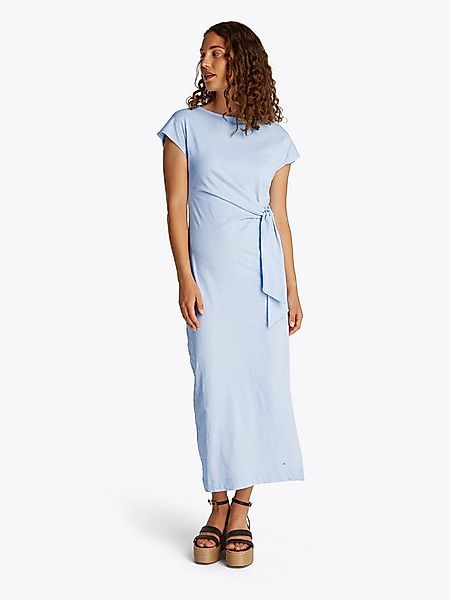 Tommy Hilfiger Midikleid KNOT BOAT-NK MIDI DRESS SS mit Knotendetail günstig online kaufen