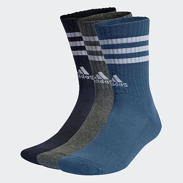 adidas Performance Funktionssocken "3STREIFEN CUSHIONED CREW SOCKEN, 3 PAAR günstig online kaufen