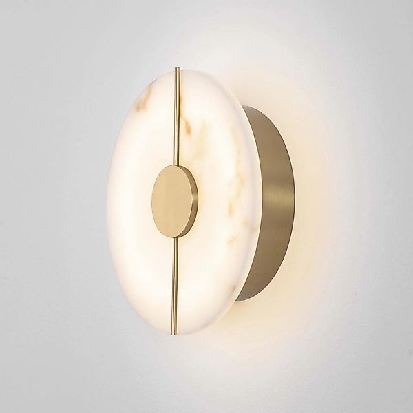 LED Wandleuchte Aider in Gold und Transparent 12W 694lm günstig online kaufen