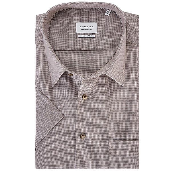 ETERNA Businesshemd, kurzarm, bügelfrei Farbe beige Größe: 48 günstig online kaufen