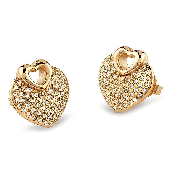 Guess Paar Ohrstecker Ohrstecker Herz Goldfarben günstig online kaufen