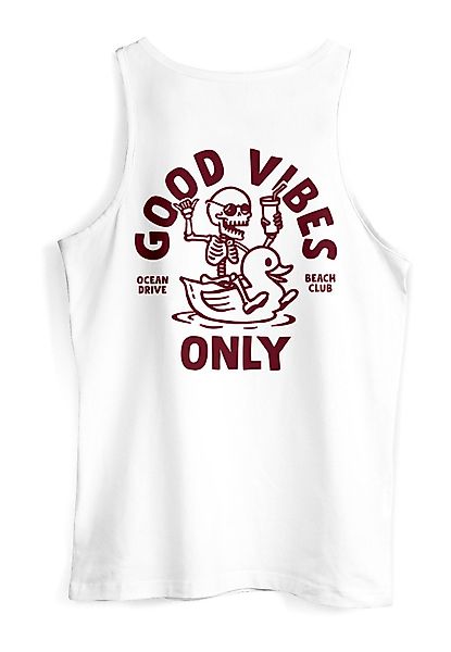 Neverless Tanktop Herren Tank-Top Backprint Good günstig online kaufen