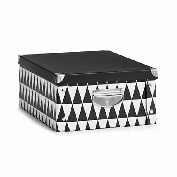 HTI-Living Aufbewahrungsbox Triangle 40 x 33 x 17 cm schwarz/weiß günstig online kaufen