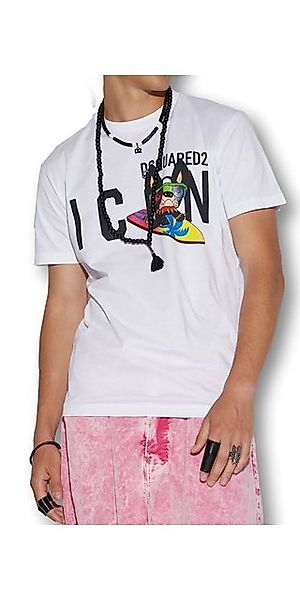 Dsquared2 Print-Shirt Dsquared2 Icon Ciro Cool T-shirt Weiß Herren günstig online kaufen