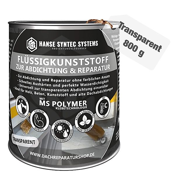 HSS Flüssigkunststoff Transparent 800 g günstig online kaufen