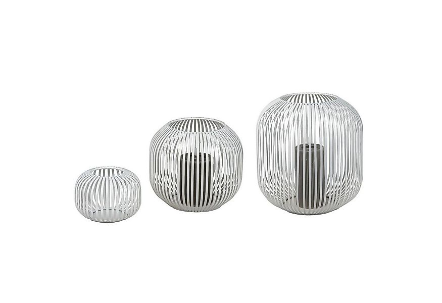 formano Windlicht Stäbe, Farbe: Weiß, Motiv: Stäbe günstig online kaufen