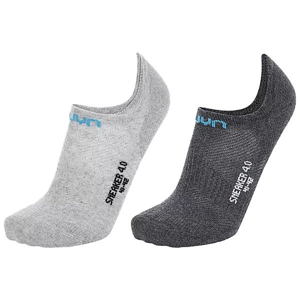 Uyn Sneaker 4.0 Socken 2 Paare EU 37-38 Anthracite Mel / Light Grey Mel günstig online kaufen