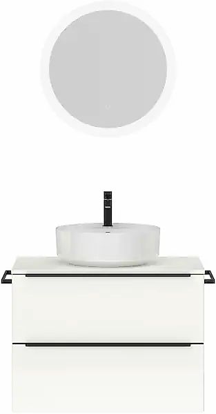 nobilia® Badmöbel-Set »Alvene« vormontiert, mit Soft-Close, 2 Stk. tlg. günstig online kaufen