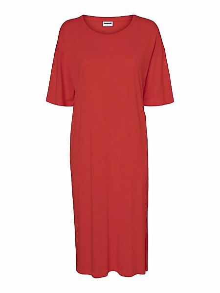 NOISY MAY Midi Kleid Damen Rot günstig online kaufen