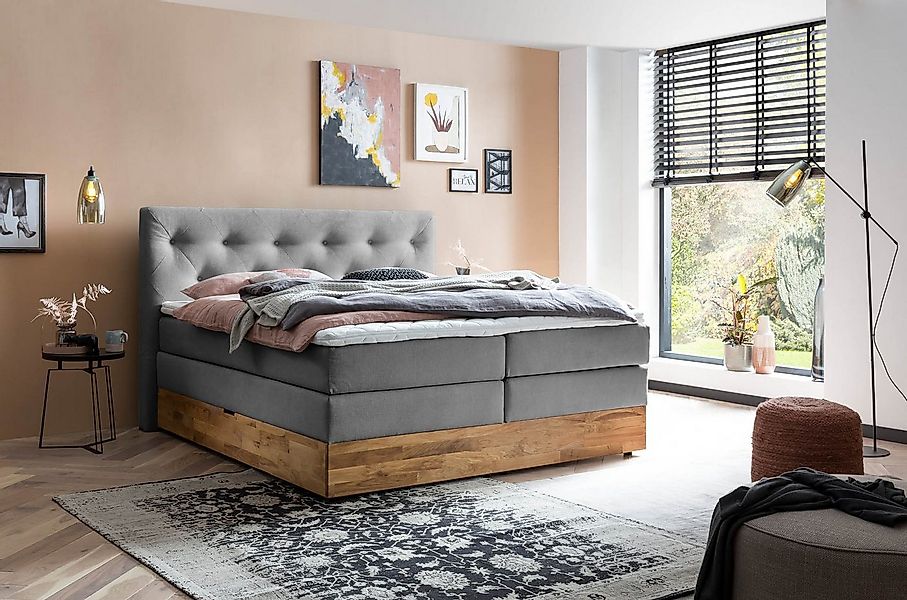 Belanoti Boxspringbett Marbo (Unterbox, Matratze, Topper), 160x200 cm, mit günstig online kaufen