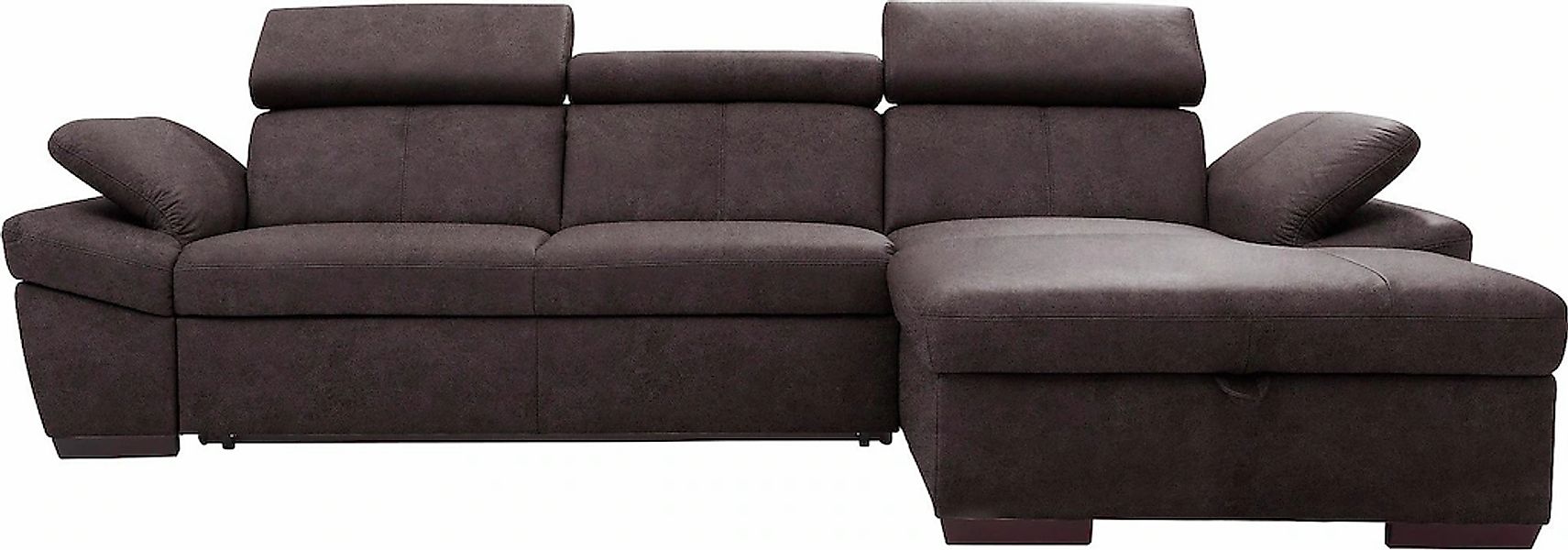 exxpo - sofa fashion Ecksofa "Salerno, Funktionssofa, Breite 280cm, hoher S günstig online kaufen