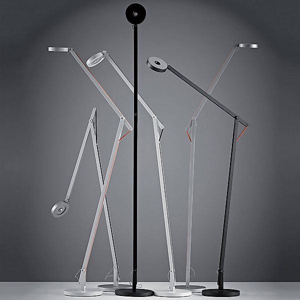 Rotaliana String F1 DTW Stehlampe schwarz, orange günstig online kaufen
