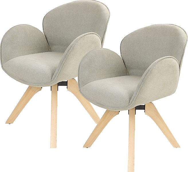 TOM TAILOR HOME Armlehnstuhl »WINGS ARMCHAIR« (Set) 2 Stk.mit Armlehnen, dr günstig online kaufen