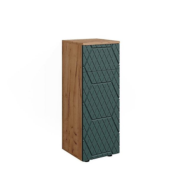 Vicco Midischrank Irma, Goldkraft Eiche/Grün, 30 günstig online kaufen