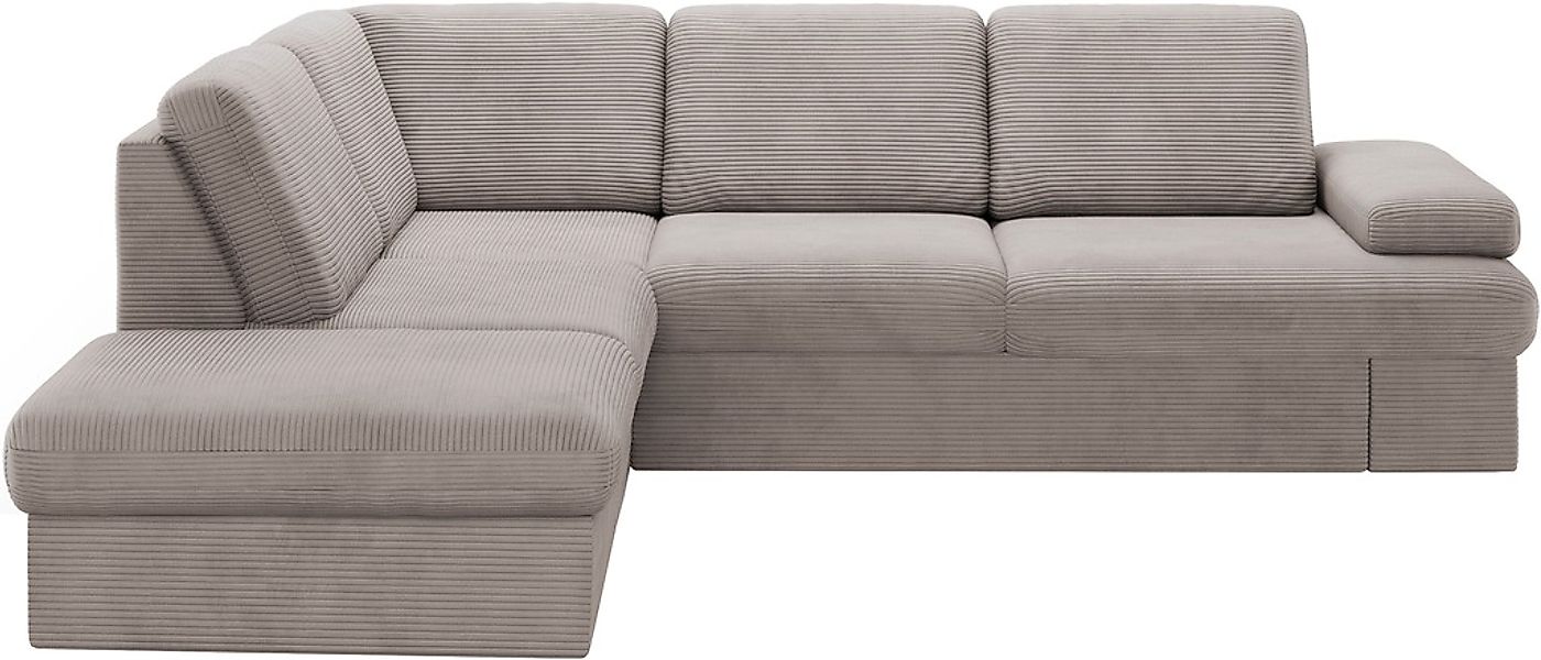 sit&more Ecksofa "Moreno L-Form, B: 238 cm" mit Armteilverstellung, optiona günstig online kaufen