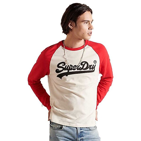 Superdry Vintage Logo Ac Raglan Langarm-t-shirt L Oatmeal günstig online kaufen