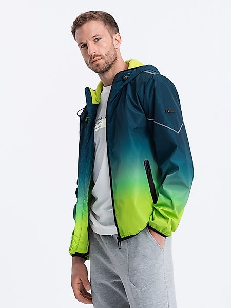 OMBRE Trainingsjacke Herren Sportjacke mit Reflektoren günstig online kaufen