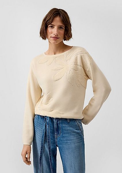s.Oliver Longpullover Strickpullover Pullover mit dekorativem Strickmuster günstig online kaufen