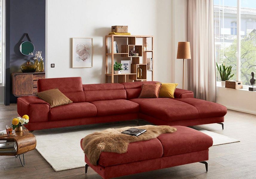 W.SCHILLIG Ecksofa "piedroo, Designsofa mit tollem Sitzkomfort, bequem, L-F günstig online kaufen