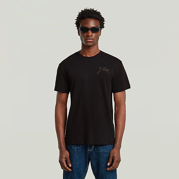 G-STAR T-Shirt "Script", mit Rundhals, aus Baumwolle günstig online kaufen