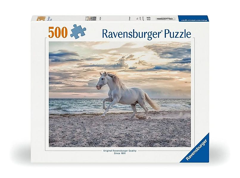 Ravensburger Puzzle Erwachsenenpuzzle 500 Teile - Pferd am Strand, 500 Puzz günstig online kaufen