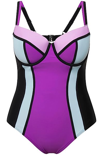Ulla Popken Badeanzug Badeanzug Softcups Bügel günstig online kaufen