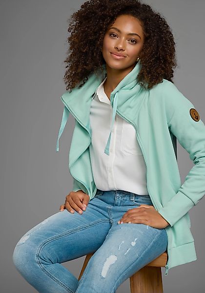 Ocean Sportswear Sweatjacke, mit voluminösem hohem Kragen günstig online kaufen
