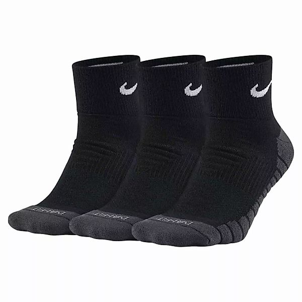 Nike Everyday Ankle Max Cushion Socken 3 Paare EU 34-38 Black / Anthracite günstig online kaufen