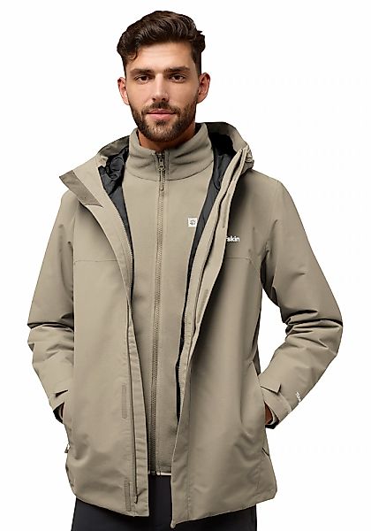 Jack Wolfskin 3-in-1-Funktionsjacke "ALTENBERG 3IN1 JKT M" mitKapuze günstig online kaufen