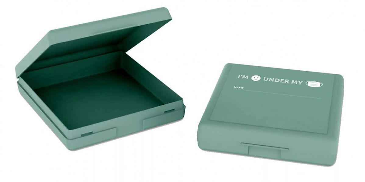 Aufbewahrungsbox Mundkappe Grün günstig online kaufen