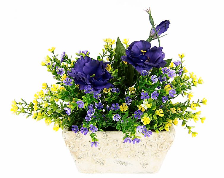 Kunstpflanze Blüten, I.GE.A., Höhe 28 cm, Arrangement in Schale günstig online kaufen
