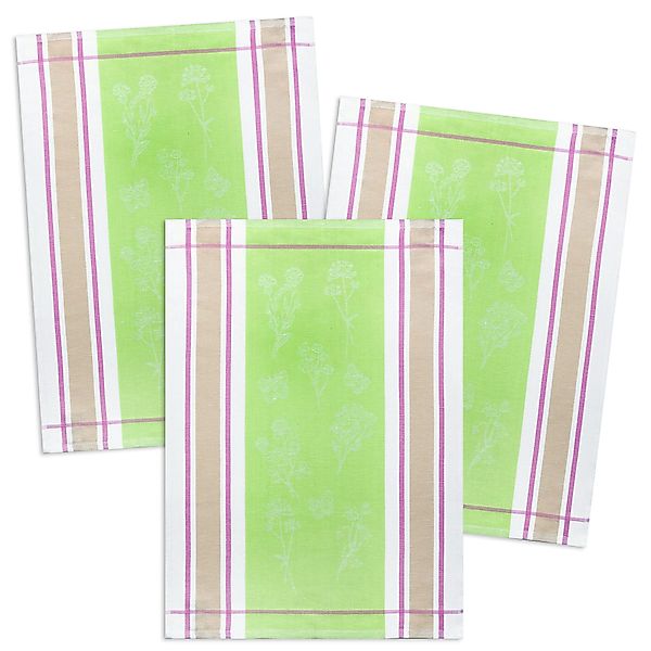 Kracht Geschirrtuch Wildblumen, (Set, 3-tlg., 3-teilig), günstig online kaufen