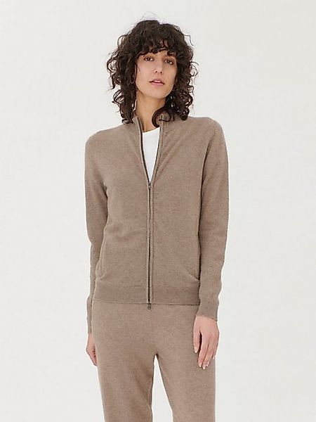 GOBI Cashmere Strickjacke Naturfarbe Kaschmirstrickjacke mit günstig online kaufen