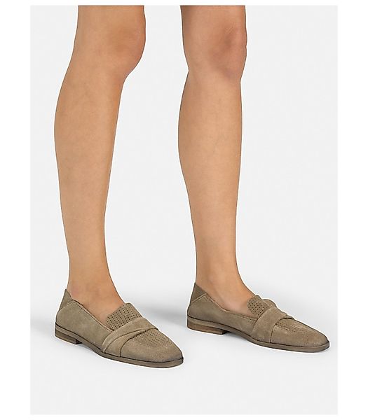 Felmini Wide Fit Slipper Leder Slipper günstig online kaufen