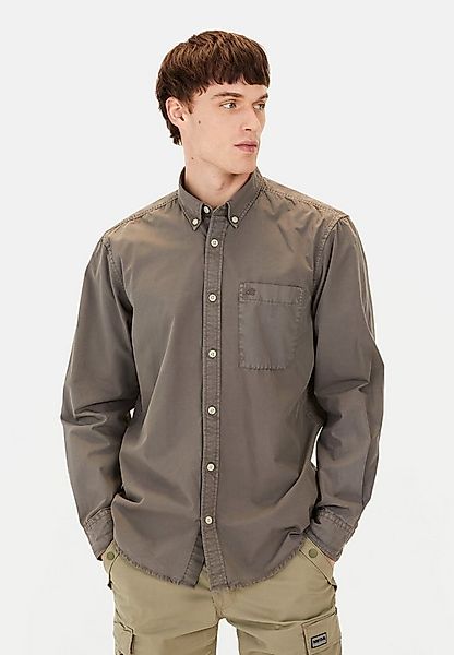 camel active Langarmhemd mit Brusttasche Langarm Button-Down Button-Down günstig online kaufen