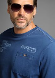 Mans World T-Shirt mit Kontrastnähten und funktionaler Brusttasche günstig online kaufen