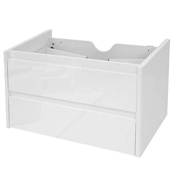 MCW Waschbeckenunterschrank MCW-B19-WUS (1-St) Hochglanz-Optik, 2 günstig online kaufen