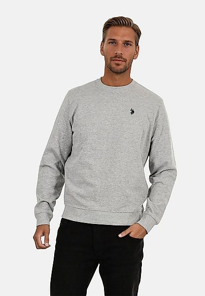 U.S. Polo Assn. Rundhalspullover USKiaan – Herren Sweatshirt mit Rundhalsau günstig online kaufen